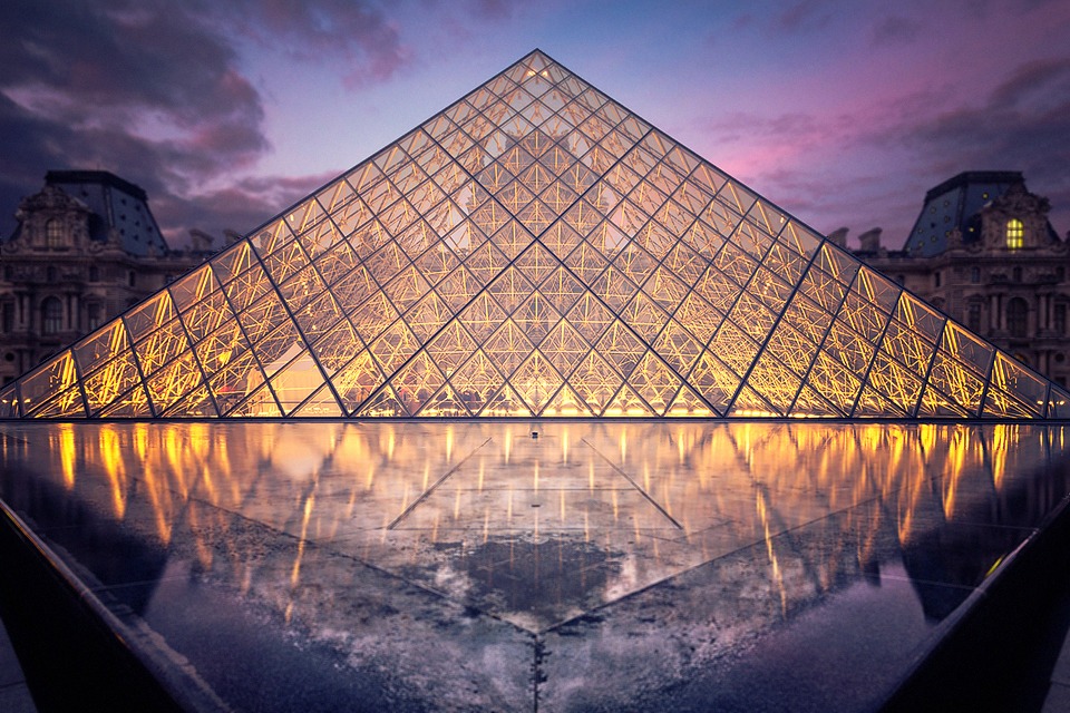The Louvre at Sunset