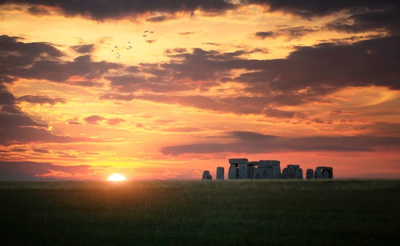 Stonehenge at Sunset