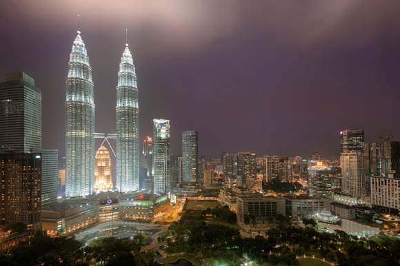Kuala Lumpur from The Skybar