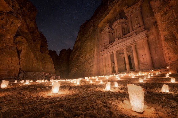 Candles at Petra