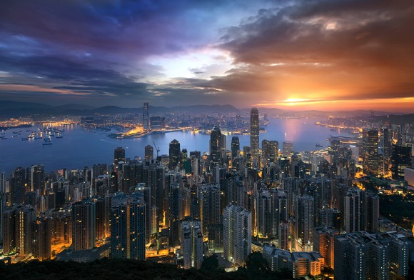 Sunrise At Victoria Peak - Hong Kong