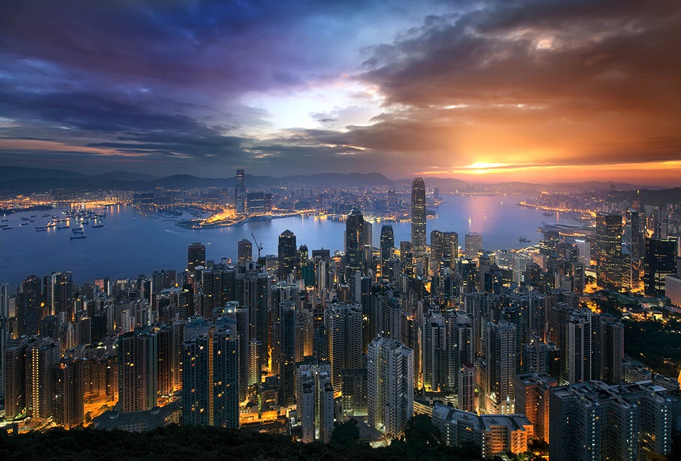 Sunrise At Victoria Peak - Hong Kong