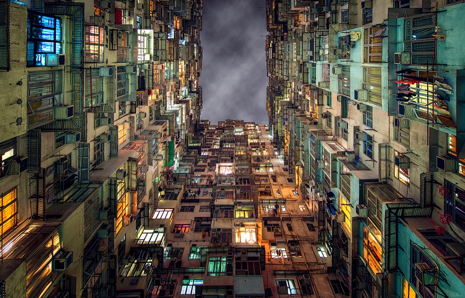 Crooked Apartments In Hong Kong