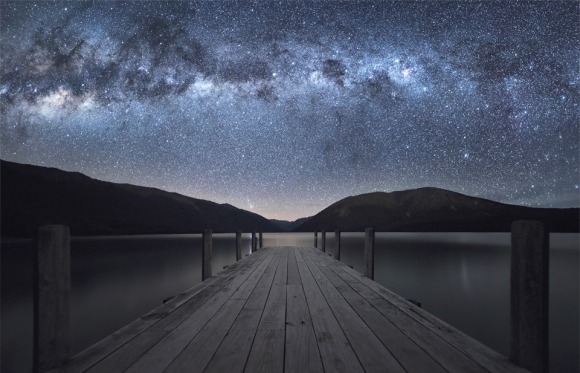 Milky Way over Lake Rotoiti